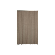 Hubatka Dekovorhang mit Faltenband Quirin 140 cm x 240 cm, Braun