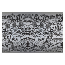 Hubatka Fensterfolie Swissness 46 x 150 cm, Schwarz