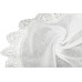 Hubatka Tagvorhang Vitrage zum Aufhängen 95 cm x 130 cm, Offwhite