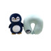Sombo Reisekissen Plüsch 2 in 1 Pinguin