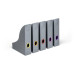 DURABLE Stehsammler VARICOLOR MAGAZINE RACK SET, 5 Stück DURABLE Stehsammler VARICOLOR MAGAZINE RACK SET, 5 Stück