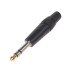 Bemero Stecker BC2002BK-M 6.3mm stereo Klinkenstecker schwarz