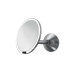 Simplehuman Kosmetikspiegel mit Sensor mit Wandhalterung Silber matt