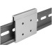 Delock Montageset Aluminium Clip 54 mm für Hutschiene