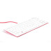 Raspberry Pi Tastatur DE Rot/Weiss Raspberry Pi Tastatur DE Rot/Weiss