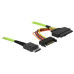 Delock OCuLink-Kabel PCIe SFF-8611 zu U.2 SFF-8639, 0,5 m