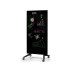 Legamaster Magnethaftendes Glassboard 175 cm x 95 cm, Schwarz