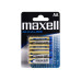 Maxell Europe LTD. Batterie AA 4 Stück