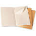Moleskine Notizbuch A6 Liniert, Hellbraun, 3-teilig Moleskine Notizbuch A6 Liniert, Hellbraun, 3-teilig