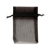 Creativ Company Organzabeutel Organza 7 x 10 cm Schwarz, 10 Stück