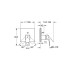 GROHE Badewannenarmatur Eurocube 46 mm, Chrom