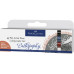 Faber-Castell Tuschestift Pitt Artist Pen Calligraphy Classic 4er Etui
