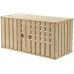 Holz Zollhaus Holzharasse A 70 x 35 cm, mit Tür schweizer Holz