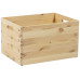 Holz Zollhaus Aufbewahrungskiste Kiefer 30 x 23 x 40 cm, Braun
