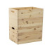 Holz Zollhaus Aufbewahrungskiste Kiefer 30 x 23 x 40 cm, Braun