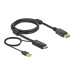 Delock Kabel HDMI – Displayport, 4K/30Hz, 1m Delock Kabel HDMI – Displayport, 4K/30Hz, 1m