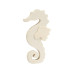 Creativ Company Holzartikel Seepferdchen 1 Stück, Nature