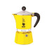 Bialetti Espressokocher Rainbow 3 Tassen, Gelb Bialetti Espressokocher Rainbow 3 Tassen, Gelb