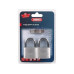 Abus Vorhängeschloss 64TI/40 Twins, 2 Stück