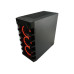 LC-Power PC-Gehäuse Mini Tower LC-709B-ON Schwarz