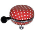 BASIL Fahrradklingel Big Bell Polkadot, Rot/Weiss
