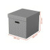 Leitz Aufbewahrungsbox Esselte Home Cube Gross, 3 Stück, Grau