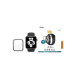 Panzerglass Displayschutz Full Body Apple Watch 6/SE (40 mm) Transparent Panzerglass Displayschutz Full Body Apple Watch 6/SE (40 mm) Transparent
