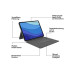 Logitech Tablet Tastatur Cover Combo Touch iPad Pro 12.9 5.-6. Gen.