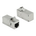 Delock Keystone-Modul RJ45 - RJ45 Buchse, Cat.6A 90 Grad gewinkelt