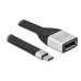 Delock Kabel FPC Flachbandkabel USB Type-C - DisplayPort, 0.14 m