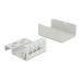 Delock Gehäuse Keystone Patchpanel 4 Port grau Delock Gehäuse Keystone Patchpanel 4 Port grau