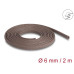 Delock Geflechtschlauch nagerfest, 2 m x 6 mm Braun Delock Geflechtschlauch nagerfest, 2 m x 6 mm Braun