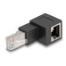 Delock Winkeladapter 90° RJ45 nach oben, Cat.6A 1 Stück Delock Winkeladapter 90° RJ45 nach oben, Cat.6A 1 Stück
