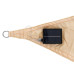 COCON Sonnensegel LED Solar, 360 cm, Dreieck, Beige COCON Sonnensegel LED Solar, 360 cm, Dreieck, Beige