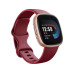 Fitbit GPS-Sportuhr Versa 4 Smartwatch Dunkelrot/Rosa