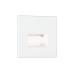 Paulmann Wandeinbauleuchte LED Edge Quadro, 1.2W, 2700K, Weiss