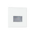 Paulmann Wandeinbauleuchte LED Edge Quadro, 1.2W, 2700K, Weiss