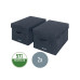 Leitz Faltbox Fabric Dunkelgrau, 2er Pack Leitz Faltbox Fabric Dunkelgrau, 2er Pack