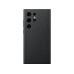 Samsung Back Cover Vegan Leather Galaxy S24 Ultra Schwarz