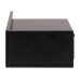 AC Design Nachttisch Ashlan 40 cm x 16.5 cm, Schwarz glanz
