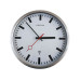 UNiLUX Wanduhr Station Silber/Weiss UNiLUX Wanduhr Station Silber/Weiss