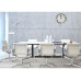 UNiLUX Wanduhr Station Silber/Weiss UNiLUX Wanduhr Station Silber/Weiss