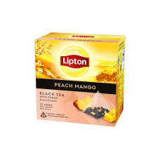 Lipton Teebeutel Schwarztee Peach Mango 20 Stück