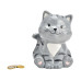 G. Wurm Spardose Katze 12 x 16 x 10 cm