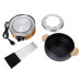 FURBER Fondue-Set Chalet 11 Teile, Schwarz/Silber FURBER Fondue-Set Chalet 11 Teile, Schwarz/Silber
