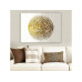 Wallxpert Bild Golden Circle 70 x 100 cm