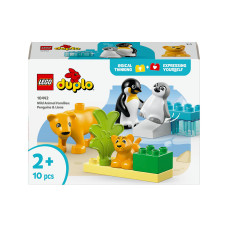 LEGO® DUPLO® Wildtier-Familien Pinguine und Löwen 10442