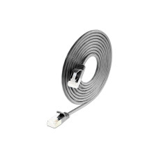 SLIM Slimpatchkabel RJ-45, Cat 6A, U/FTP, 0.15 m, Schwarz SLIM Slimpatchkabel RJ-45, Cat 6A, U/FTP, 0.15 m, Schwarz