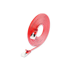 SLIM Slimpatchkabel RJ-45, Cat 6A, U/FTP, 0.15 m, Rot SLIM Slimpatchkabel RJ-45, Cat 6A, U/FTP, 0.15 m, Rot