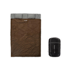 Where tomorrow Doppelschlafsack Polyester, Braun